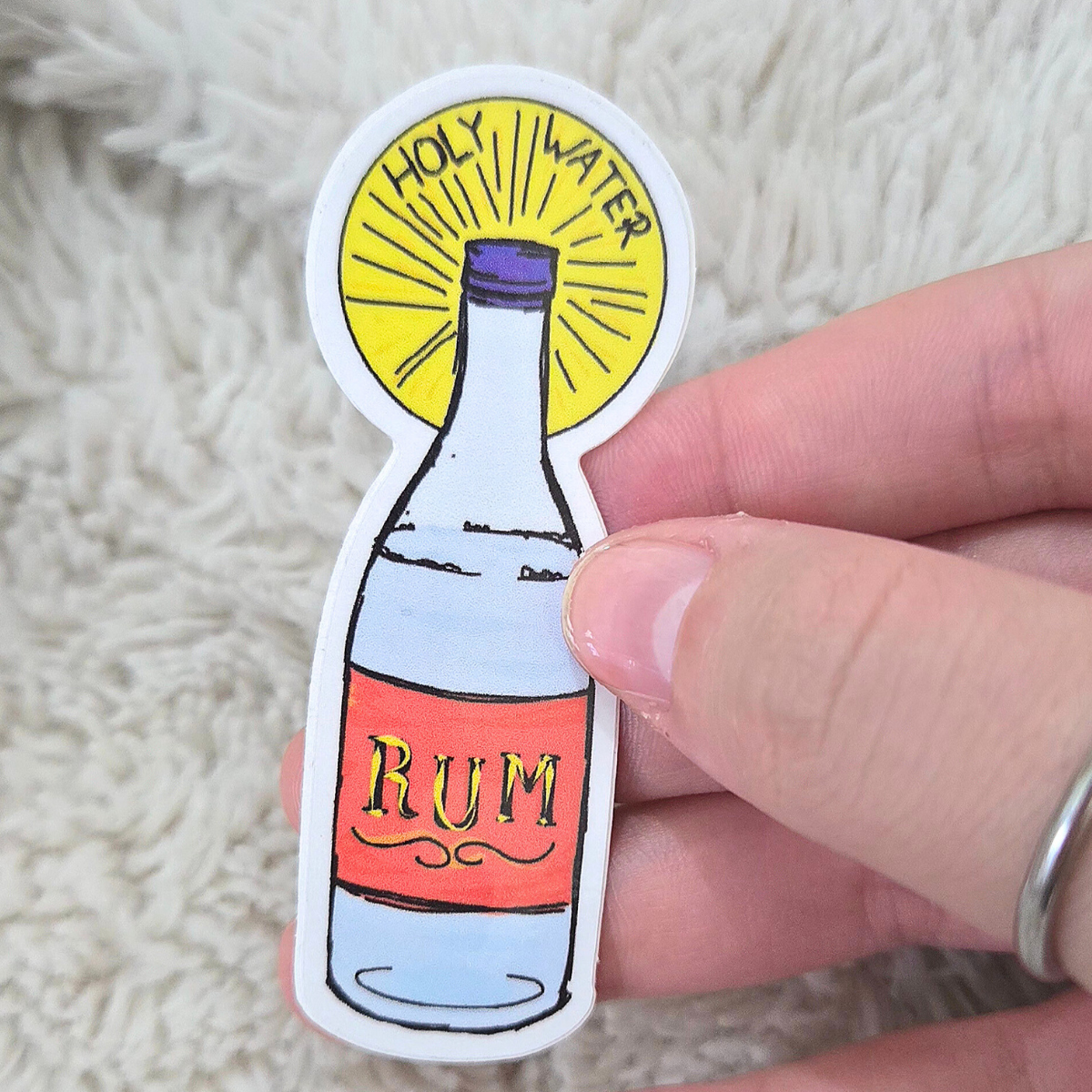 sticker- holy water ‧₊˚❀