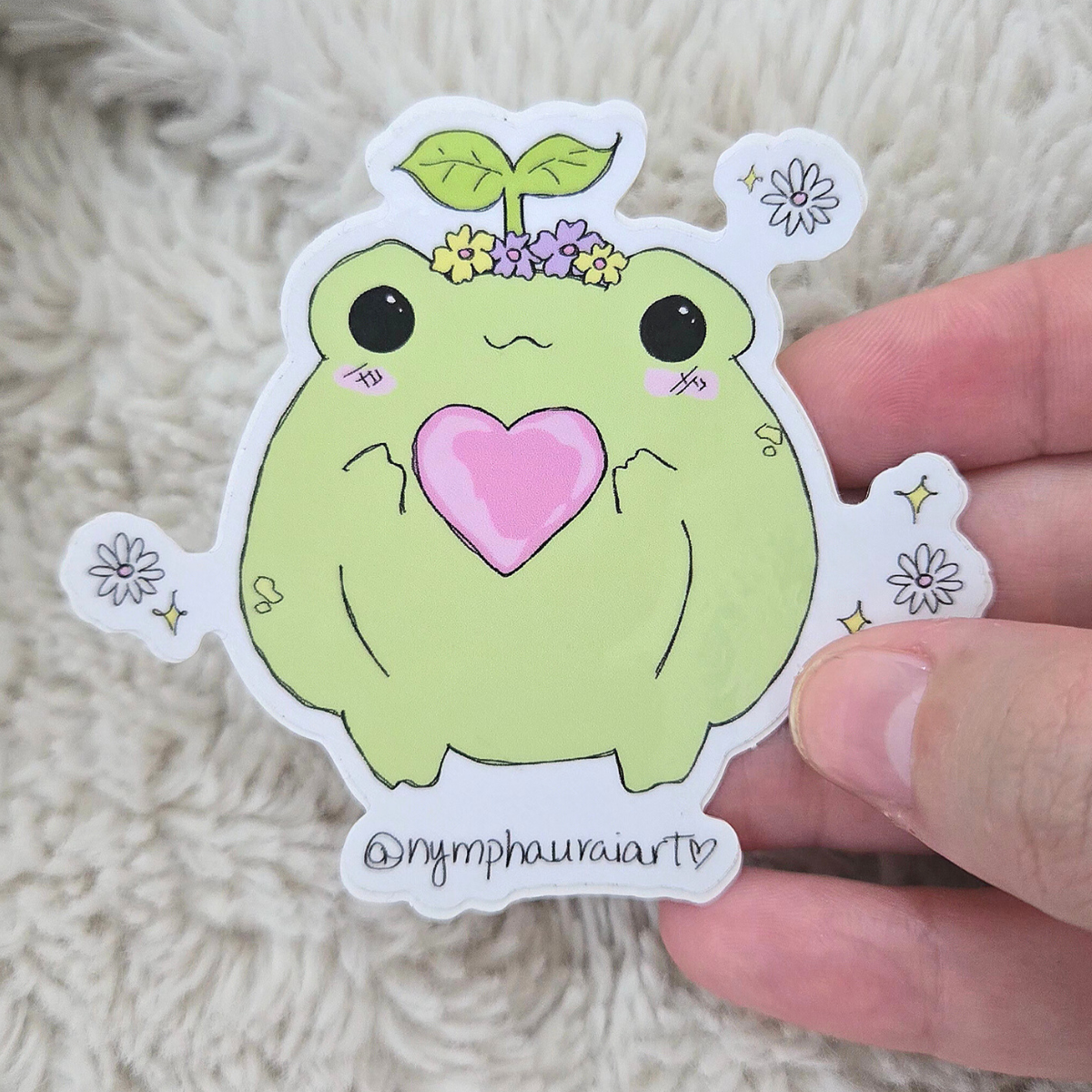 sticker- frög ‧₊˚❀