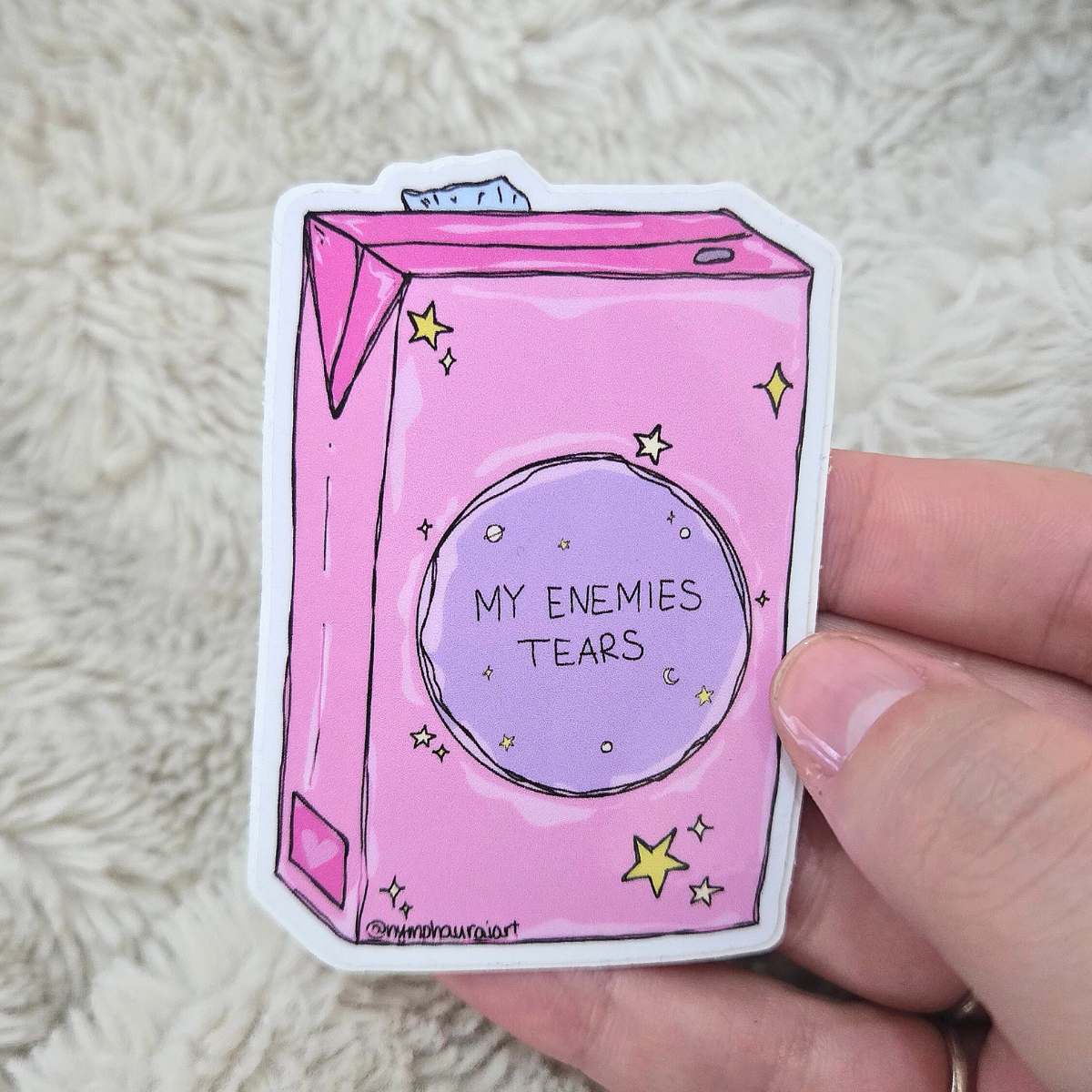 sticker- tears ‧₊˚❀