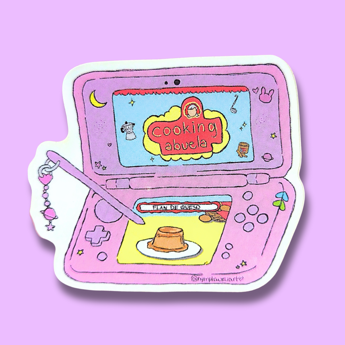 sticker-cooking abuela ‧₊˚❀