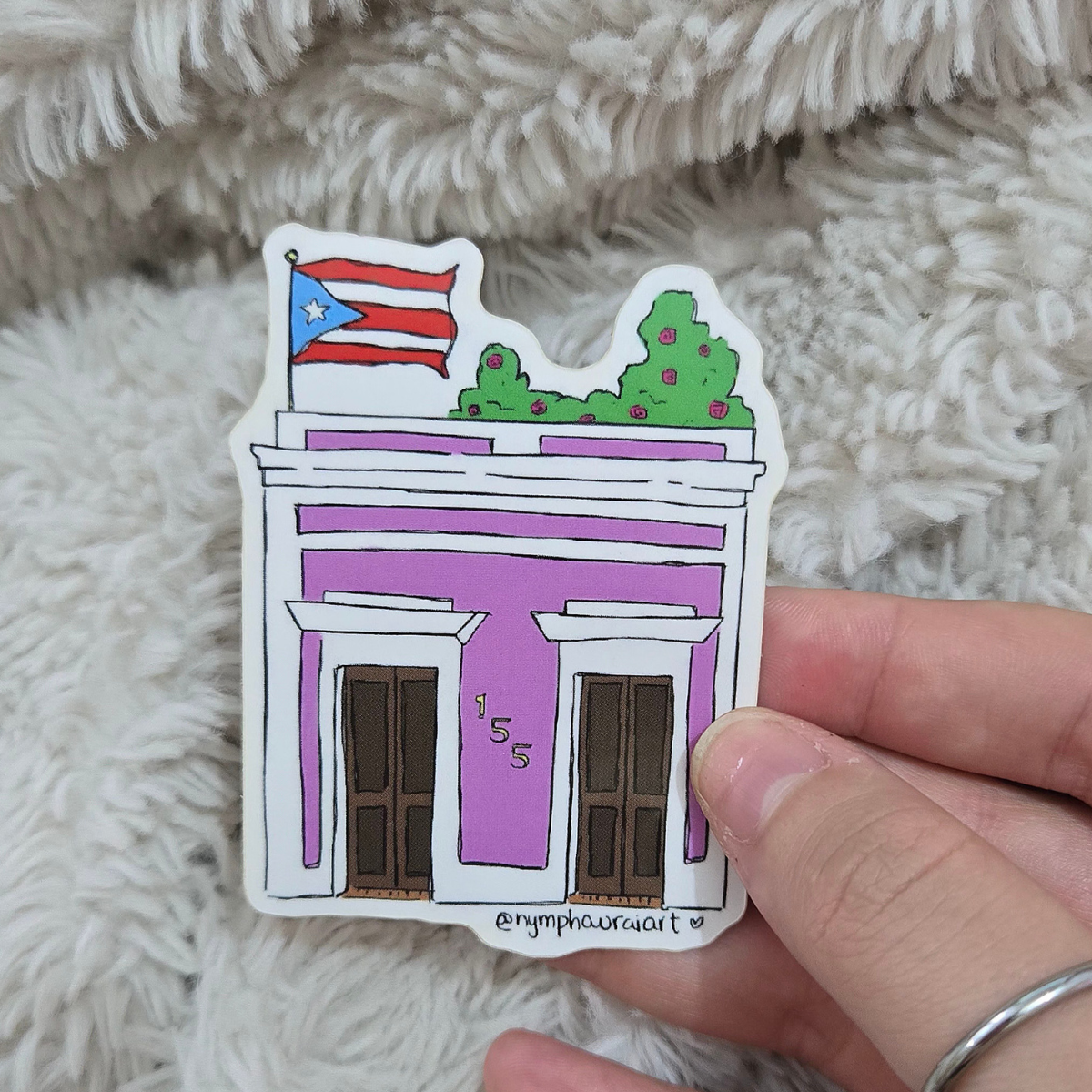 sticker- casita rosa vsj ‧₊˚❀