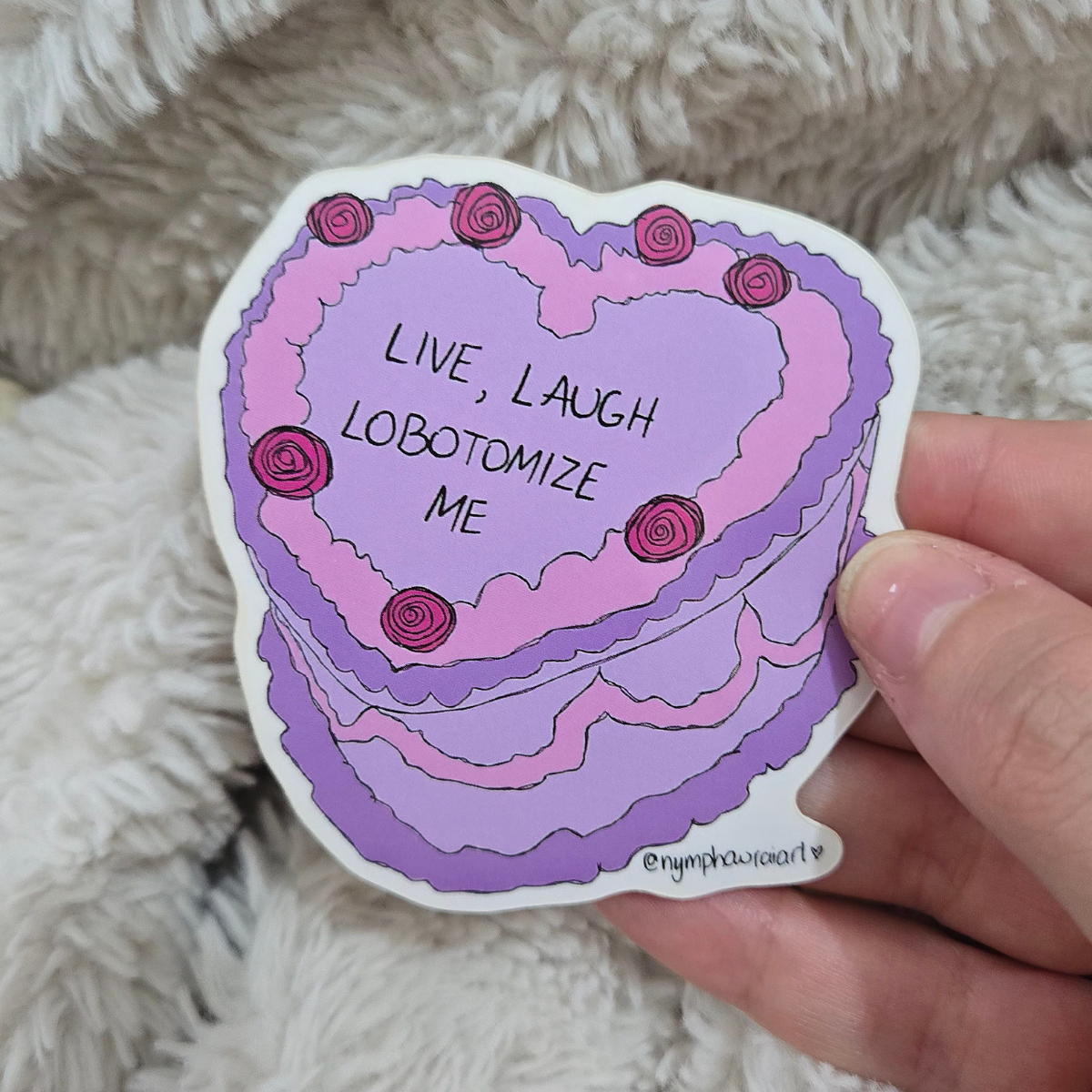 sticker- lobotomize me ‧₊˚❀