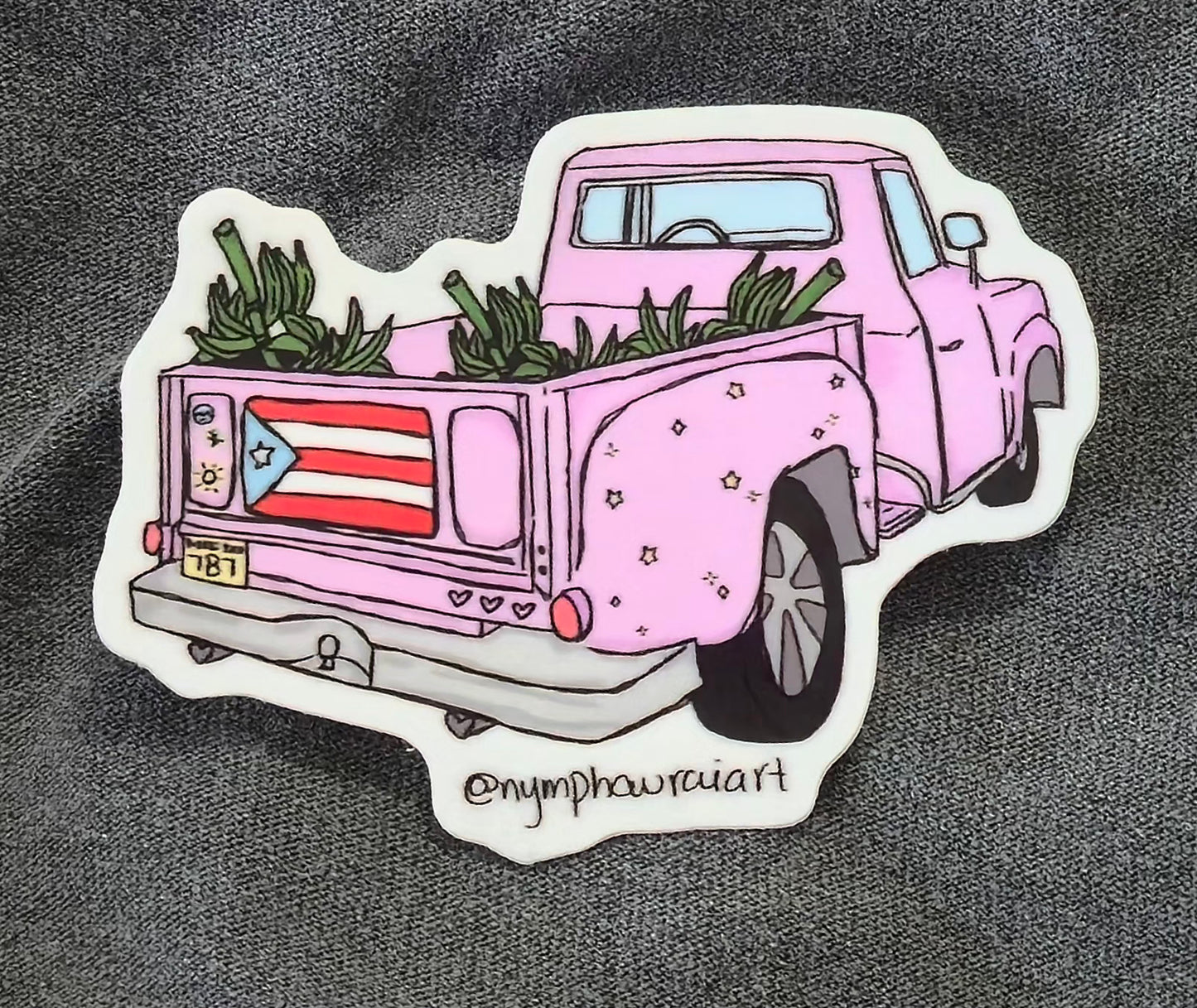 sticker- guagüita e plátano