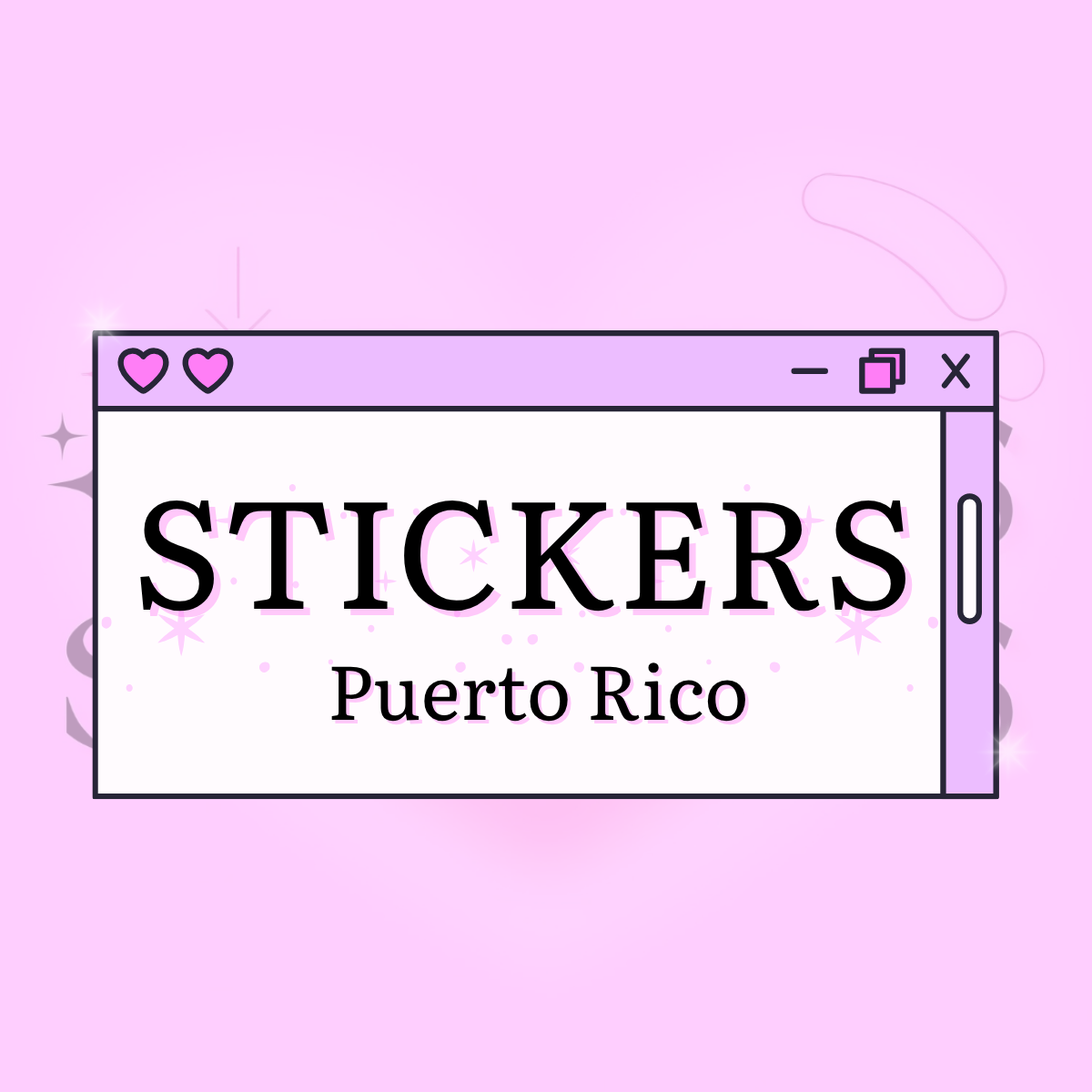 stickers- puerto rico ₊˚❀˖