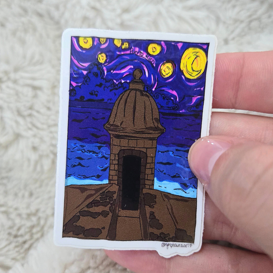 sticker- garita ft. van gogh ‧₊˚❀