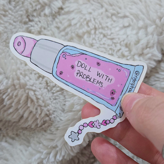 sticker- lip gloss ‧₊˚❀