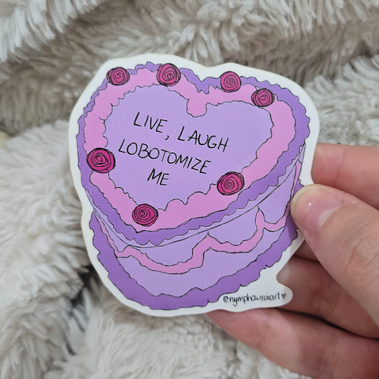 sticker- lobotomize me ‧₊˚❀