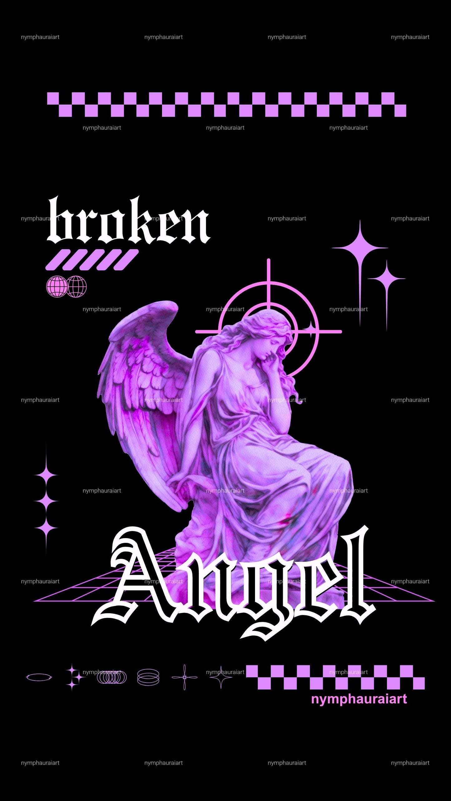 wallpaper- broken angel ‧₊˚❀