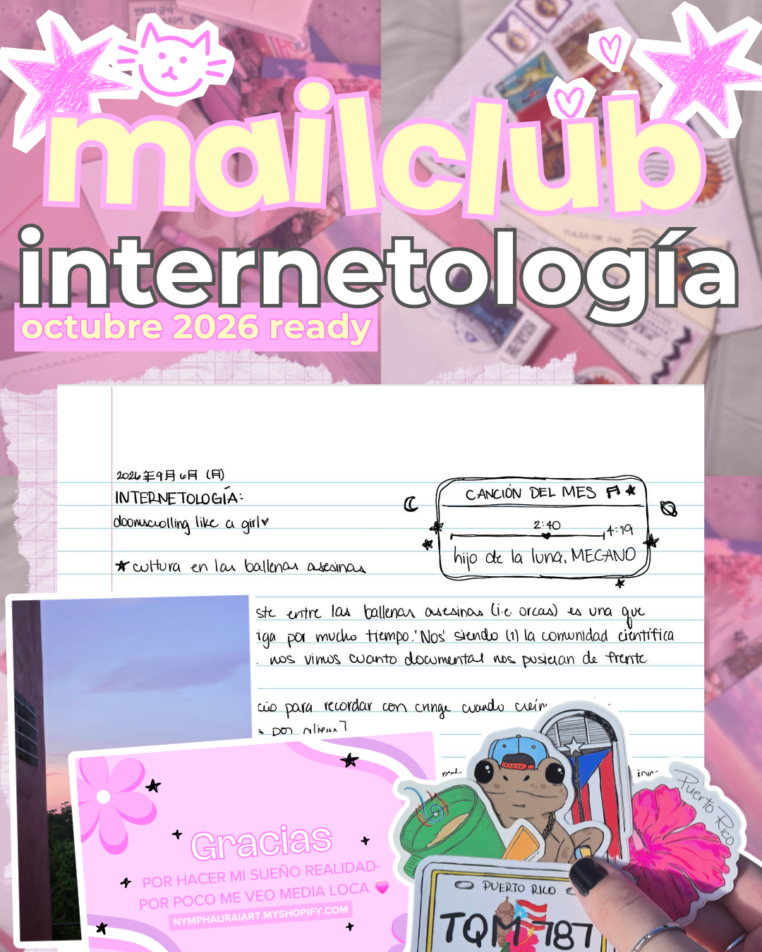 internetología mailclub- octubre 2026 ⋆₊˚⊹