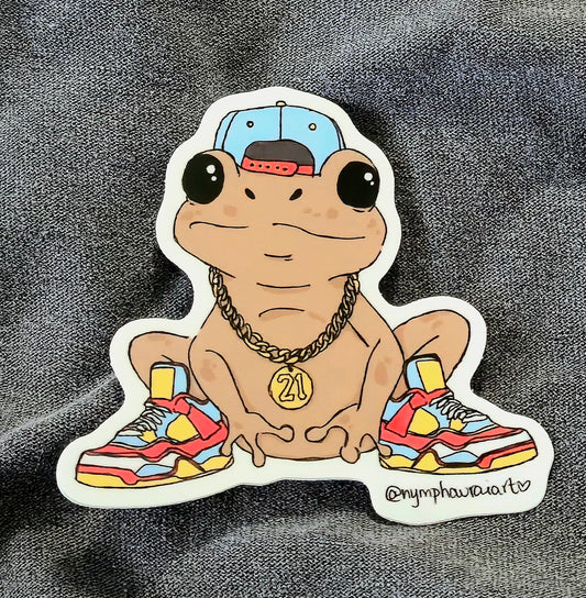 sticker— coquí caco ‧₊˚❀