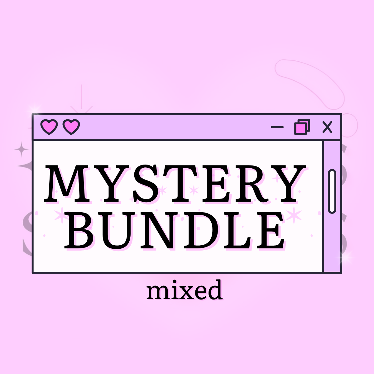 mystery bundle- mixed stickers ⋆₊˚❀˖